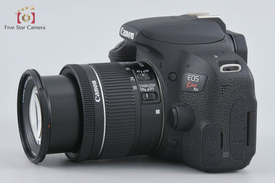[Used] Canon EOS Kiss X9i + EF-S 18-55mm f/4-5.6 IS STM
