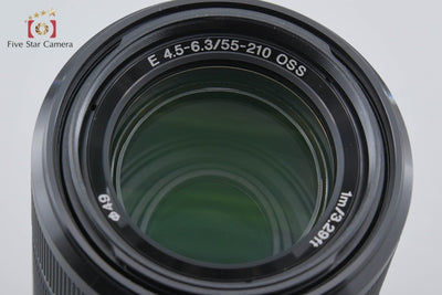 [Used] SONY Sony E 55-210mm f/4.5-6.3 OSS SEL55210 Black