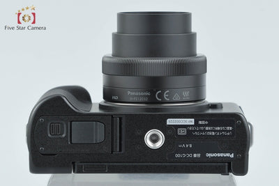【中古】Panasonic パナソニック LUMIX DC-G100 標準ズームレンズキット トライポッドグリップ付属 元箱付き