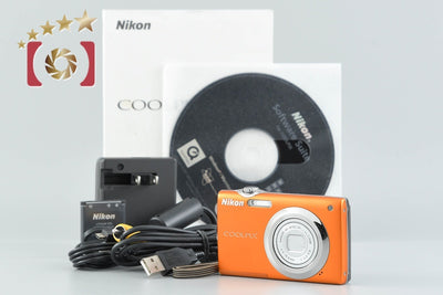 【中古】Nikon ニコン COOLPIX S3000 ファインオレンジ コンパクトデジタルカメラ