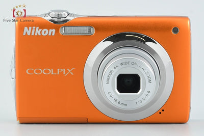 【中古】Nikon ニコン COOLPIX S3000 ファインオレンジ コンパクトデジタルカメラ