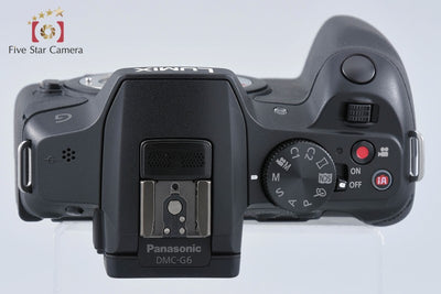 【中古】Panasonic パナソニック LUMIX DMC-G6 ブラック ミラーレス一眼カメラ シャッター回数僅少
