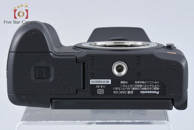 【中古】Panasonic パナソニック LUMIX DMC-G6 ブラック ミラーレス一眼カメラ シャッター回数僅少