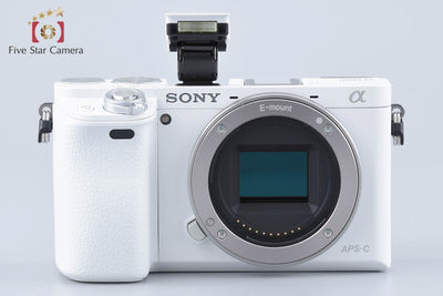 [Used] Sony α6000 ILCE-6000L White Power Zoom Lens Kit, Low Shutter Count