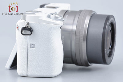 [Used] Sony α6000 ILCE-6000L White Power Zoom Lens Kit, Low Shutter Count