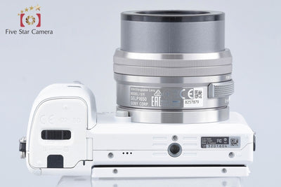 [Used] Sony α6000 ILCE-6000L White Power Zoom Lens Kit, Low Shutter Count