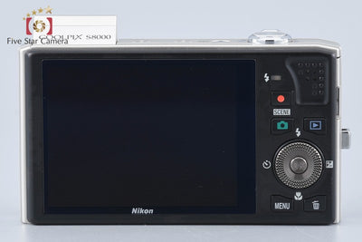 [Used] Nikon COOLPIX S8000 Champagne Silver Compact Digital Camera
