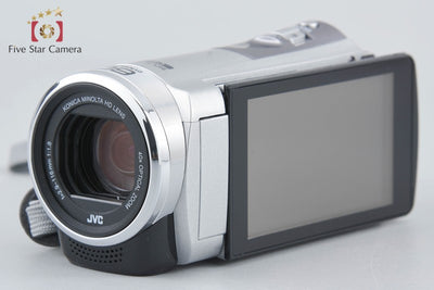[Used] JVC Kenwood Everio GZ-E750 Silver Digital Video Camera with Original Box