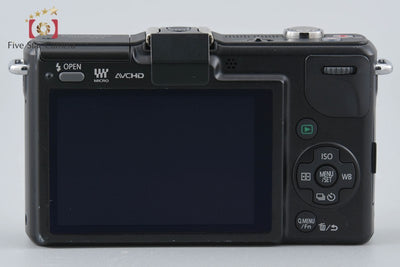 [Used] Panasonic LUMIX DMC-GF2 Esprit Black + G VARIO 14-42mm f/3.5-5.6 ASPH. MEGA O.I.S. H-FS014042, low shutter count