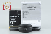 [Used] Nikon Nikkor Z 26mm f/2.8 with original box