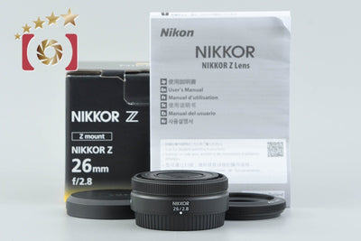 [Used] Nikon Nikkor Z 26mm f/2.8 with original box