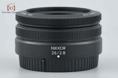 [Used] Nikon Nikkor Z 26mm f/2.8 with original box