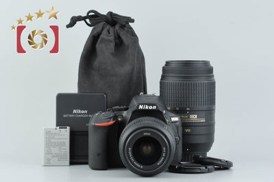 [Used] Nikon D5500 Black Double Zoom Kit