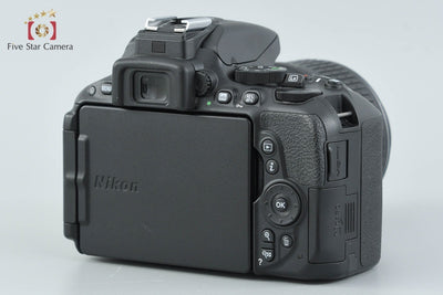 [Used] Nikon D5500 Black Double Zoom Kit