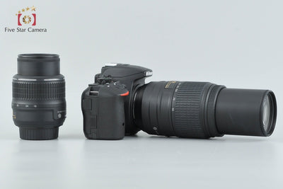 [Used] Nikon D5500 Black Double Zoom Kit