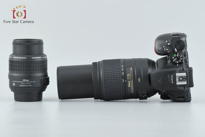 [Used] Nikon D5500 Black Double Zoom Kit