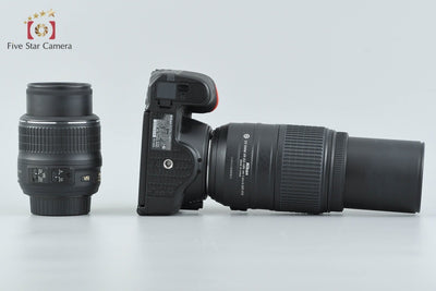 [Used] Nikon D5500 Black Double Zoom Kit