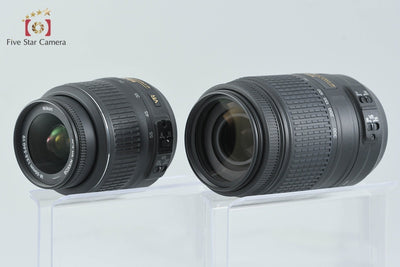 [Used] Nikon D5500 Black Double Zoom Kit