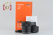 [Used] SONY Carl Zeiss Sonnar T* E 24mm f/1.8 ZA SEL24F18Z with Original Box