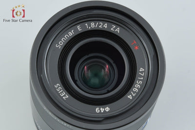 [Used] SONY Carl Zeiss Sonnar T* E 24mm f/1.8 ZA SEL24F18Z with Original Box