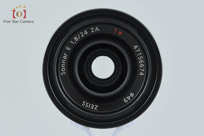 [Used] SONY Carl Zeiss Sonnar T* E 24mm f/1.8 ZA SEL24F18Z with Original Box