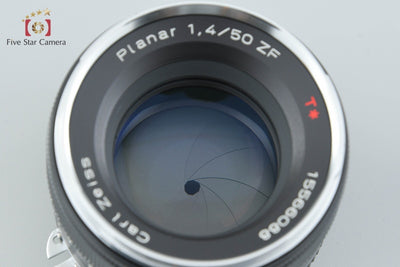 [Used] Carl Zeiss Planar 50mm f/1.4 ZF T* for Nikon with original box