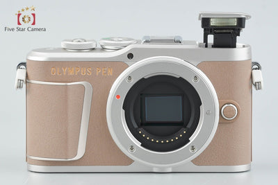[Used] OLYMPUS Olympus PEN E-PL10 EZ Double Zoom Kit Brown - Low Shutter Count
