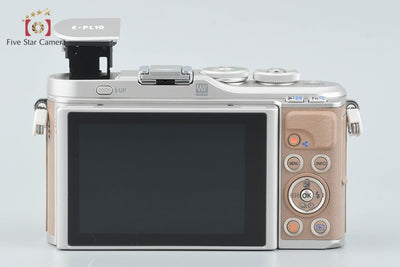[Used] OLYMPUS Olympus PEN E-PL10 EZ Double Zoom Kit Brown - Low Shutter Count