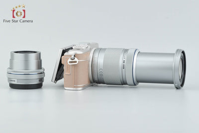 [Used] OLYMPUS Olympus PEN E-PL10 EZ Double Zoom Kit Brown - Low Shutter Count