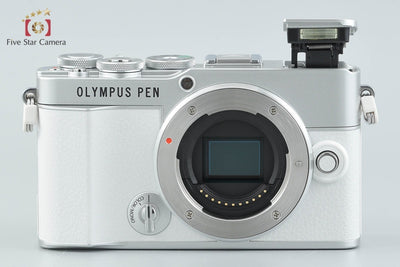 [Used] OLYMPUS PEN E-P7 EZ Double Zoom Kit White, Low Shutter Count