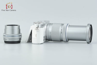 [Used] OLYMPUS PEN E-P7 EZ Double Zoom Kit White, Low Shutter Count