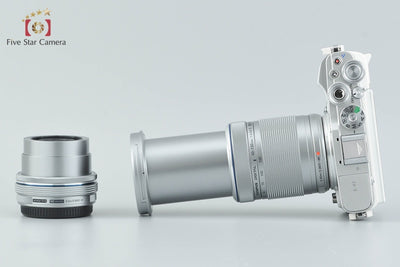 [Used] OLYMPUS PEN E-P7 EZ Double Zoom Kit White, Low Shutter Count