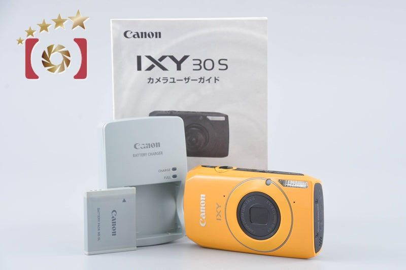 [Used] Canon IXY 30S Yellow Compact Digital Camera