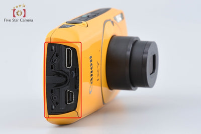 [Used] Canon IXY 30S Yellow Compact Digital Camera