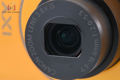 [Used] Canon IXY 30S Yellow Compact Digital Camera