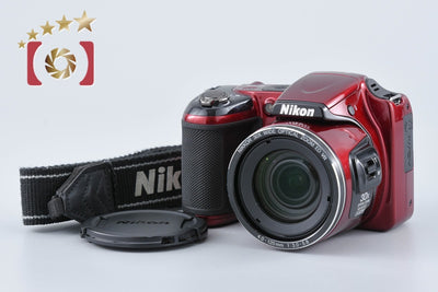 【Used】Nikon COOLPIX L820 Red Compact Digital Camera