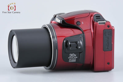 【Used】Nikon COOLPIX L820 Red Compact Digital Camera