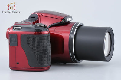 【Used】Nikon COOLPIX L820 Red Compact Digital Camera