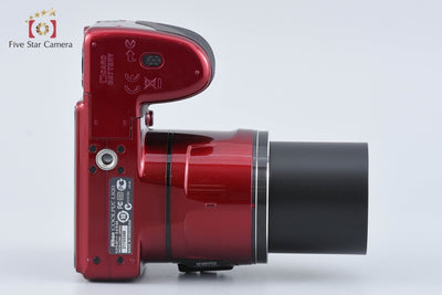 【Used】Nikon COOLPIX L820 Red Compact Digital Camera