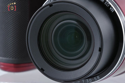 【Used】Nikon COOLPIX L820 Red Compact Digital Camera