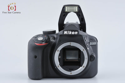 【中古】Nikon ニコン D3300 ブラック デジタル一眼レフカメラ