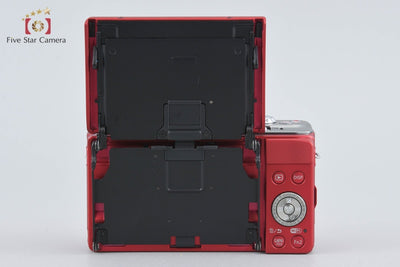 Used Panasonic LUMIX DMC-GF6 Double Zoom Lens Kit Red Shutter Count Very Low