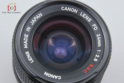 【中古】Canon キヤノン FD 24mm f/2.8 S.S.C.