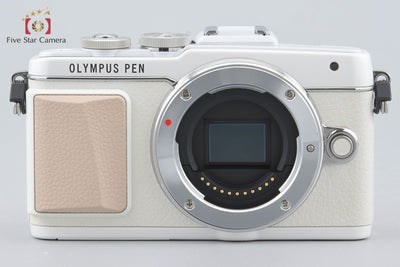 [Used] OLYMPUS Olympus PEN Lite E-PL7 14-42mm EZ Lens Kit White, Low Shutter Count
