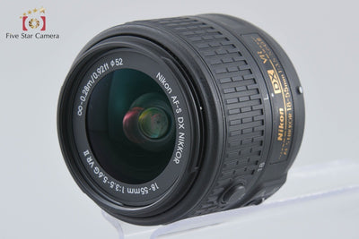 [Used] Nikon D5500 Black 18-55mm VR II Lens Kit Low Shutter Count