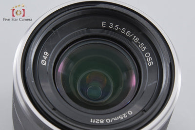 【中古】SONY ソニー E 18-55mm f/3.5-5.6 OSS SEL1855 シルバー