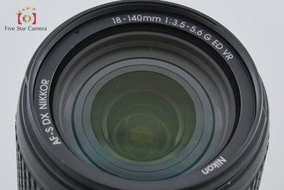 【中古】Nikon ニコン AF-S DX NIKKOR 18-140mm f/3.5-5.6 G ED VR