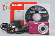 [Used] CASIO Casio EXILIM EX-ZS10 Red Compact Digital Camera with Original Box
