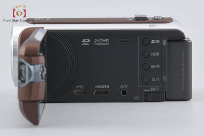 【中古】Panasonic パナソニック HC-W590MS ブラウン ビデオカメラ