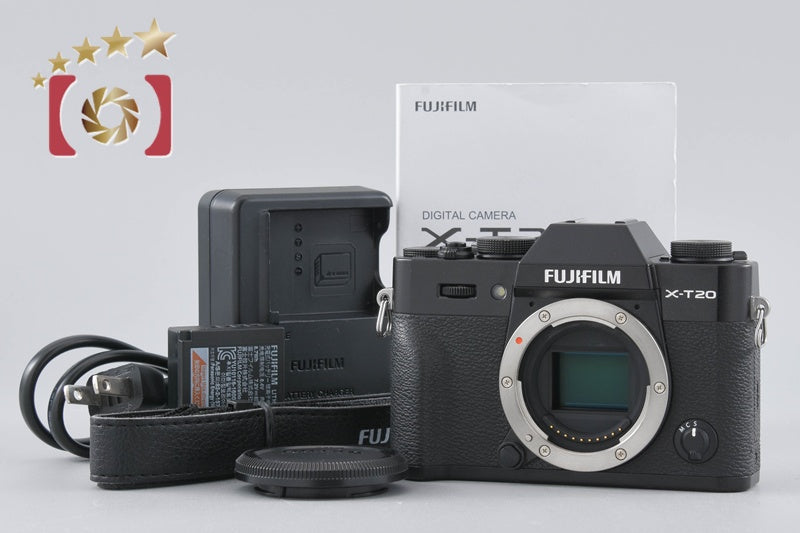[Used] FUJIFILM X-T20 Black Mirrorless Interchangeable Lens Camera